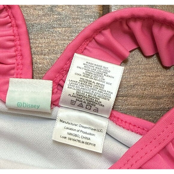 Disney My Little Mermaid Ariel Baby Swim Suit Sz 12 months 1 piece UPF 50+ - Picture 5 of 6